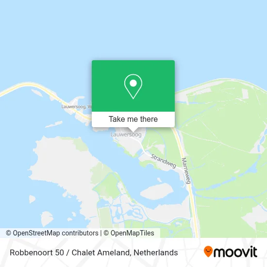 Robbenoort 50 / Chalet Ameland map