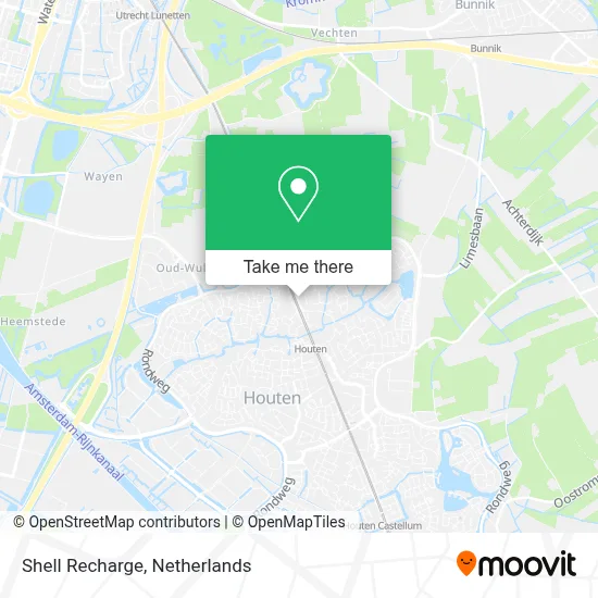Shell Recharge map