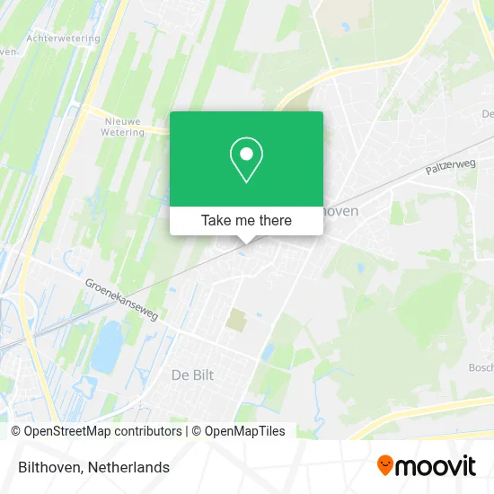 Bilthoven map