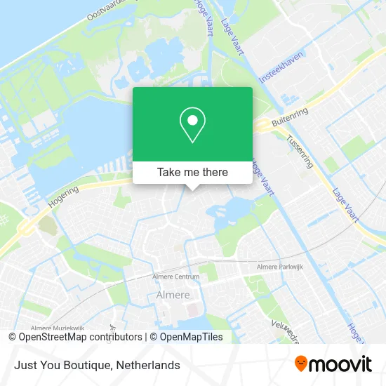 Just You Boutique map
