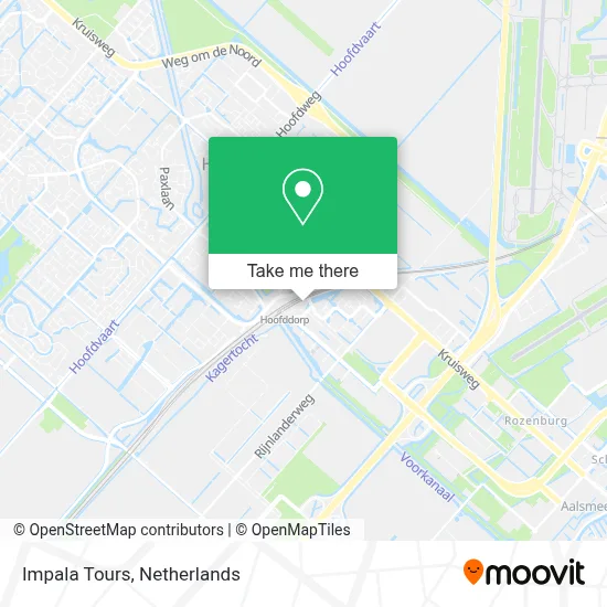 Impala Tours map
