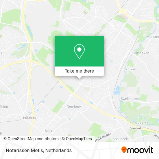 Notarissen Metis map