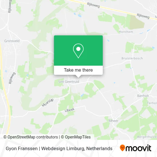 Gyon Franssen | Webdesign Limburg map