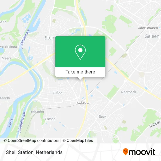 Shell Station map