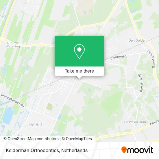 Kelderman Orthodontics map