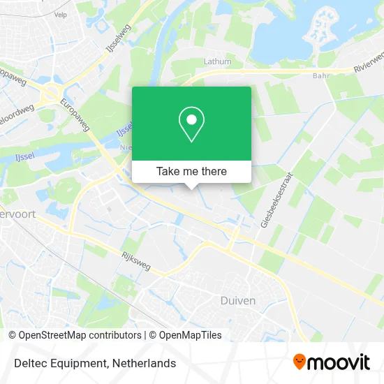 Deltec Equipment map