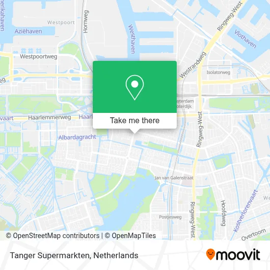 Tanger Supermarkten map
