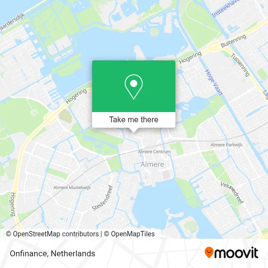 Onfinance map