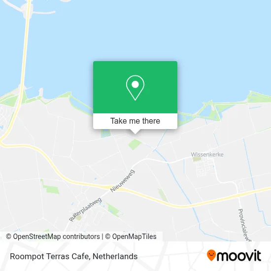 Roompot Terras Cafe map
