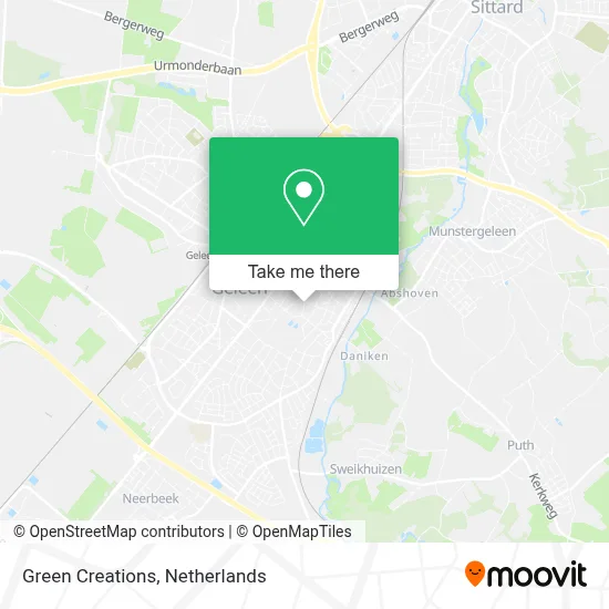 Green Creations map