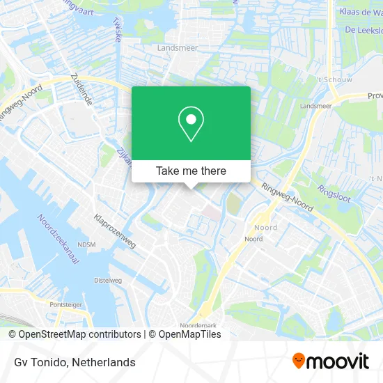 Gv Tonido map