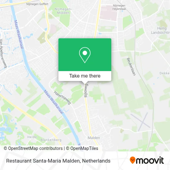 Restaurant Santa-Maria Malden map