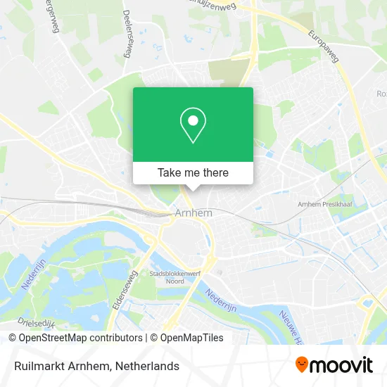 Ruilmarkt Arnhem map
