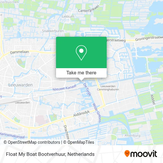 Float My Boat Bootverhuur map