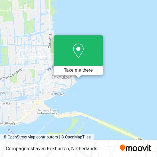 Compagnieshaven Enkhuizen map