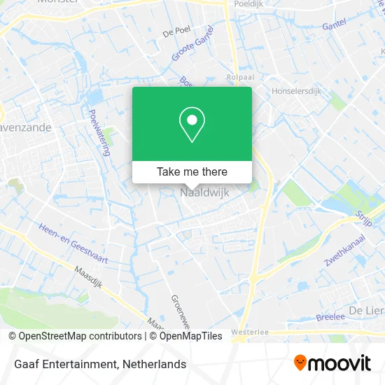 Gaaf Entertainment map