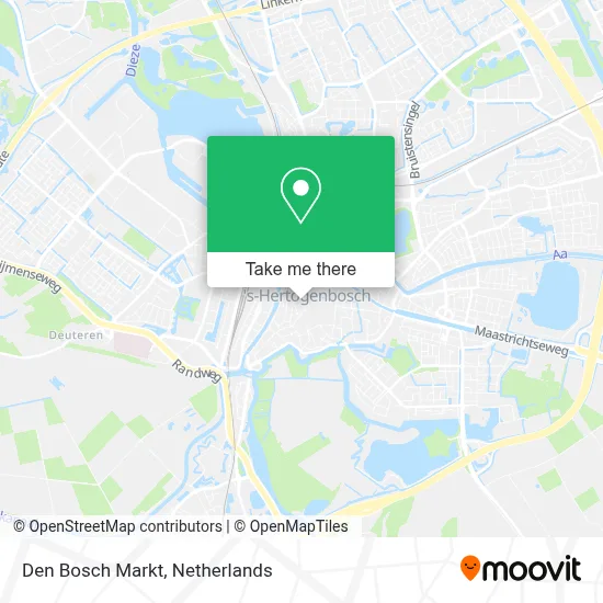 Den Bosch Markt map