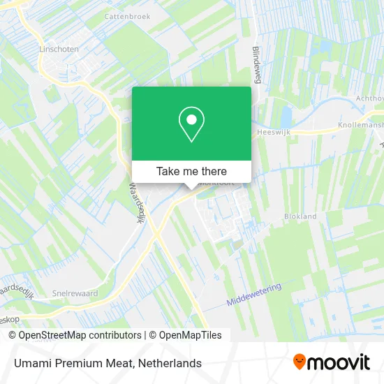Umami Premium Meat map