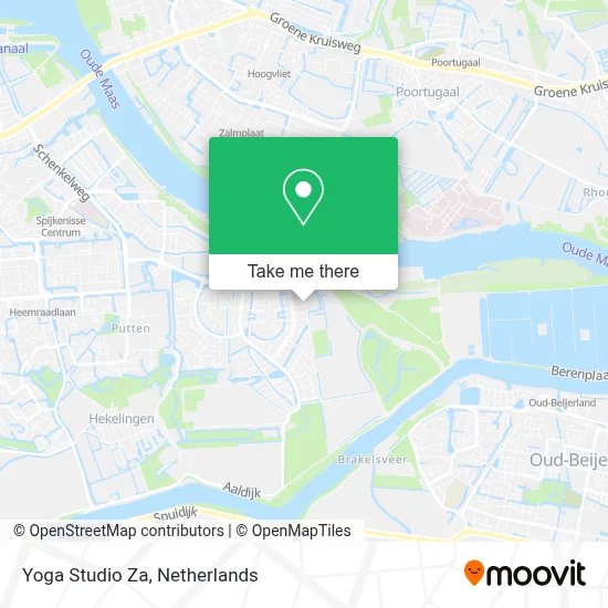 Yoga Studio Za map