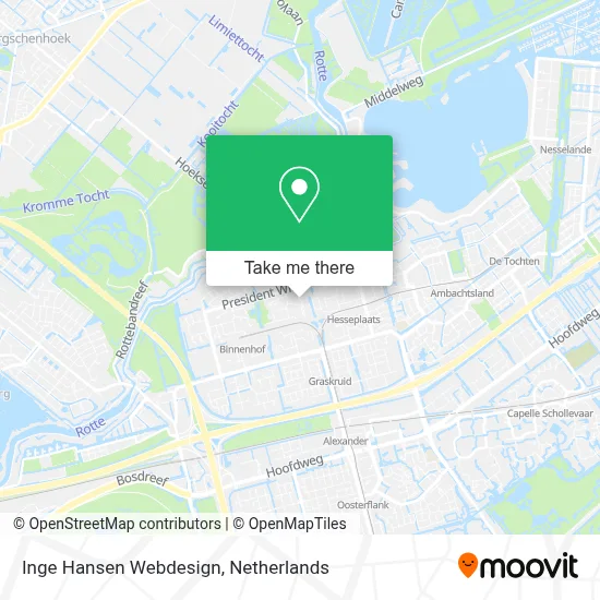 Inge Hansen Webdesign map