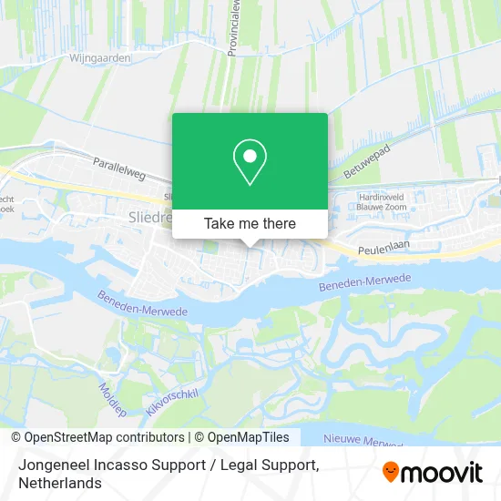 Jongeneel Incasso Support / Legal Support map