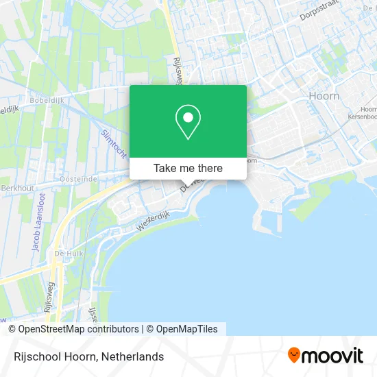 Rijschool Hoorn map