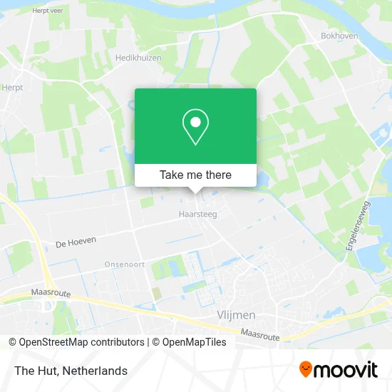 De Hut map