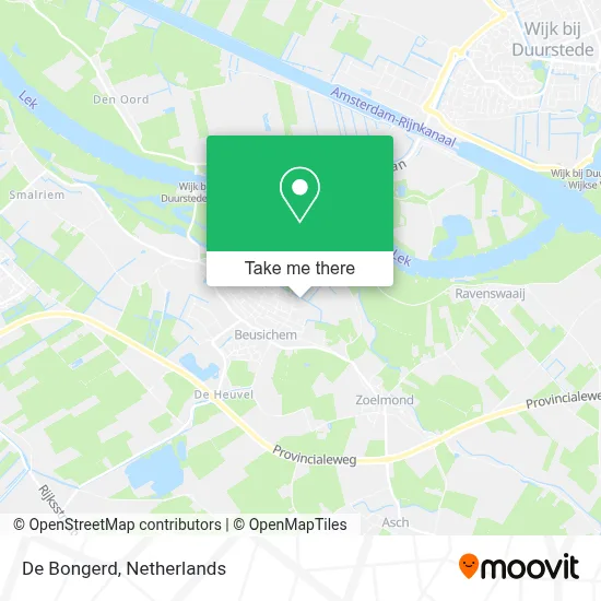 De Bongerd map