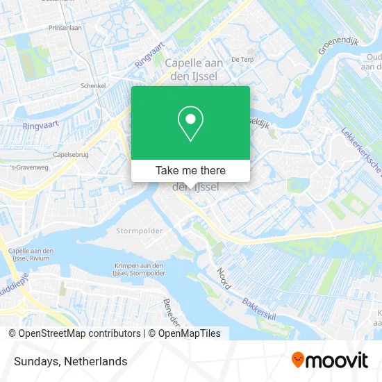Sundays map
