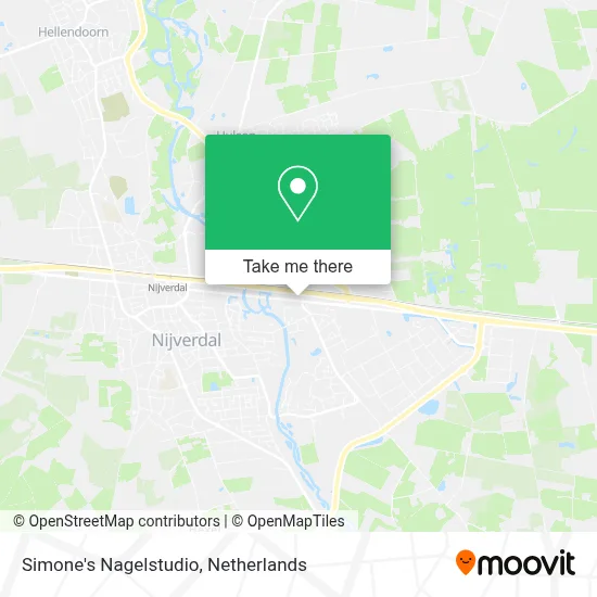 Simone's Nagelstudio map