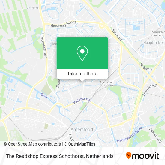 The Readshop Express Schothorst map