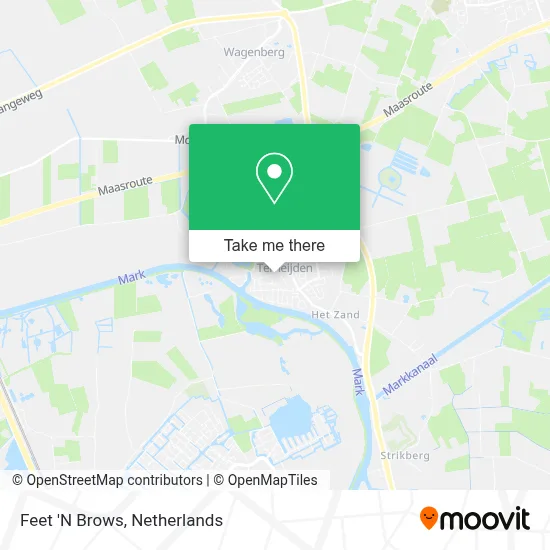 Feet 'N Brows map