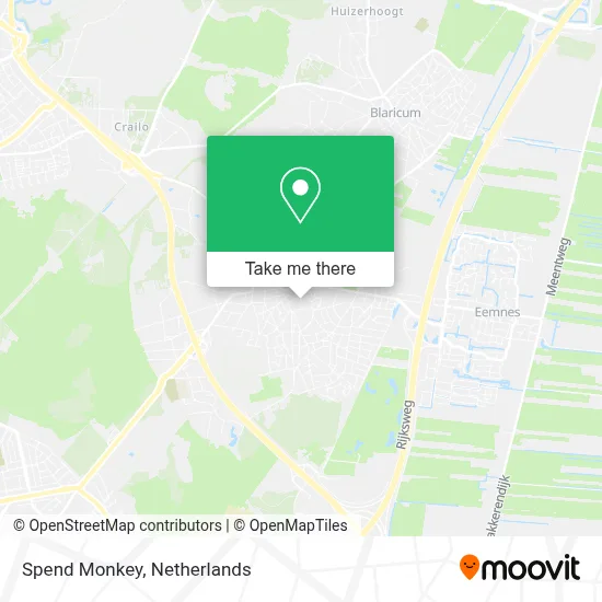 Spend Monkey map