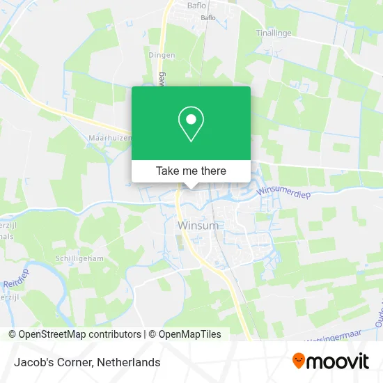Jacob's Corner map