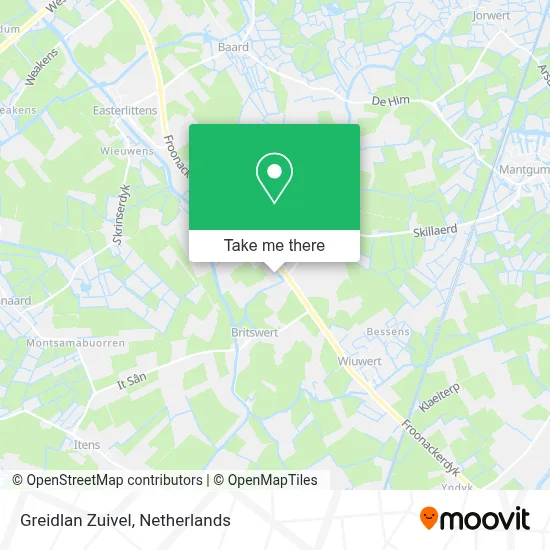 Greidlan Zuivel map