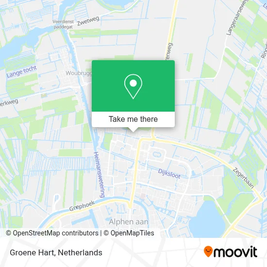 Groene Hart map
