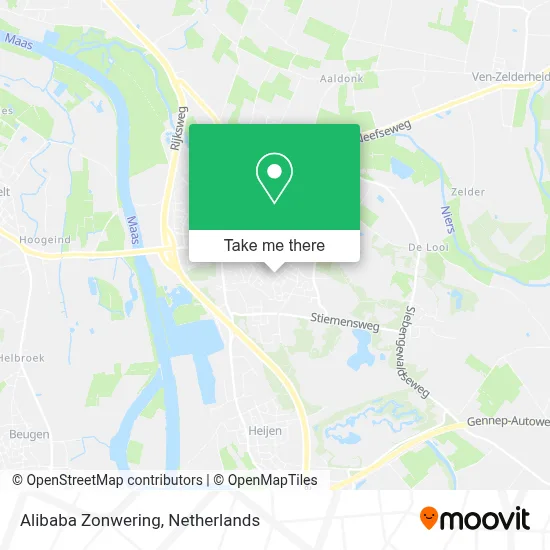 Alibaba Zonwering map