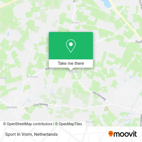 Sport In Vorm map