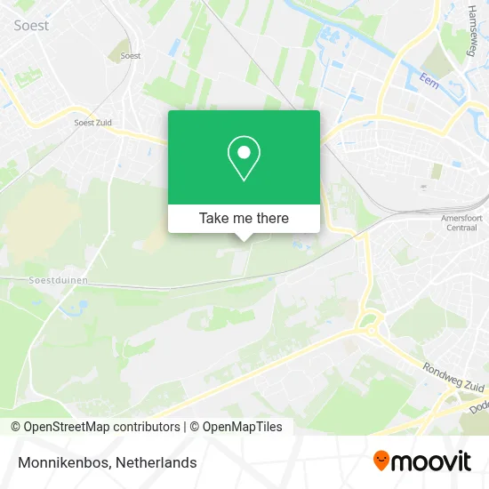 Monnikenbos map