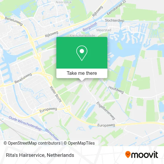 Rita's Hairservice map