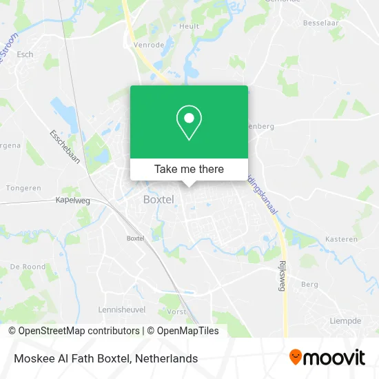 Moskee Al Fath Boxtel map