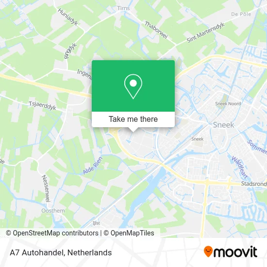 A7 Autohandel Karte