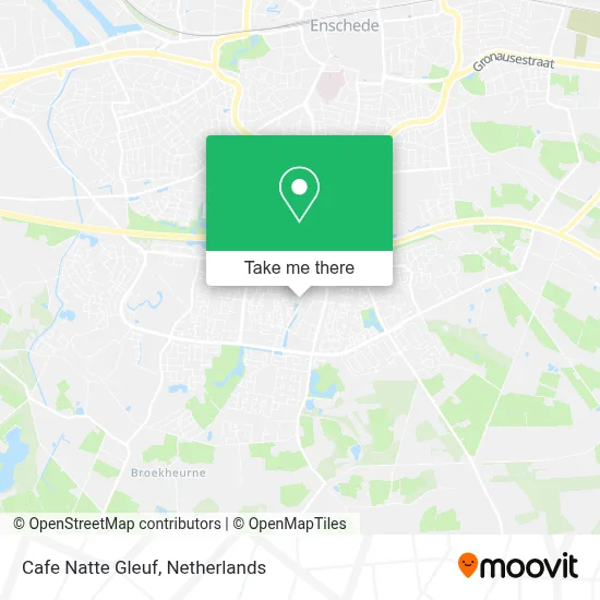 Cafe Natte Gleuf map
