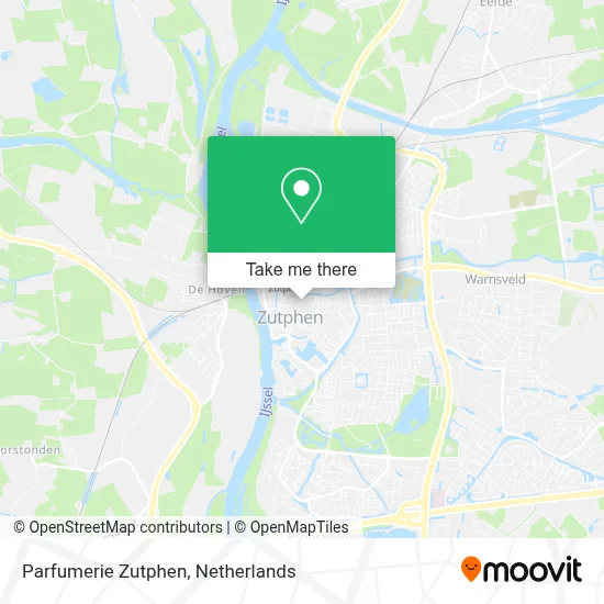 Parfumerie Zutphen map