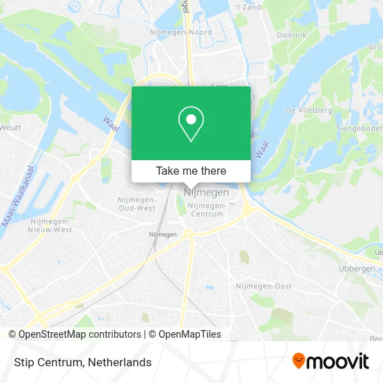 Stip Centrum map
