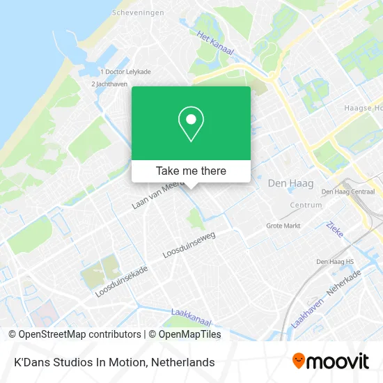 K'Dans Studios In Motion map
