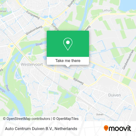 Auto Centrum Duiven B.V. map