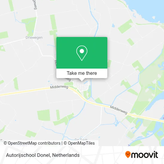 Autorijschool Donel map