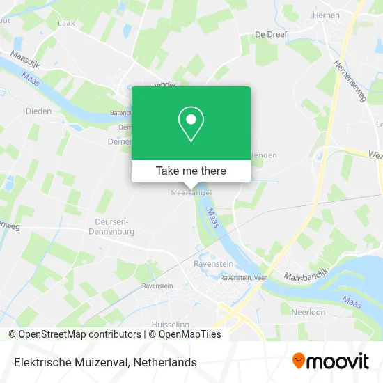 Elektrische Muizenval map