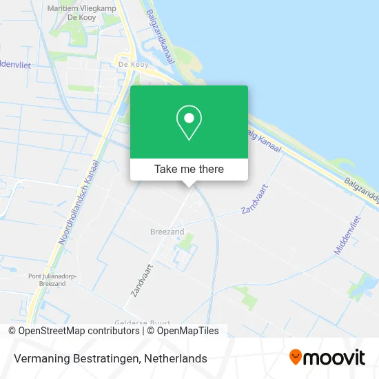Vermaning Bestratingen map